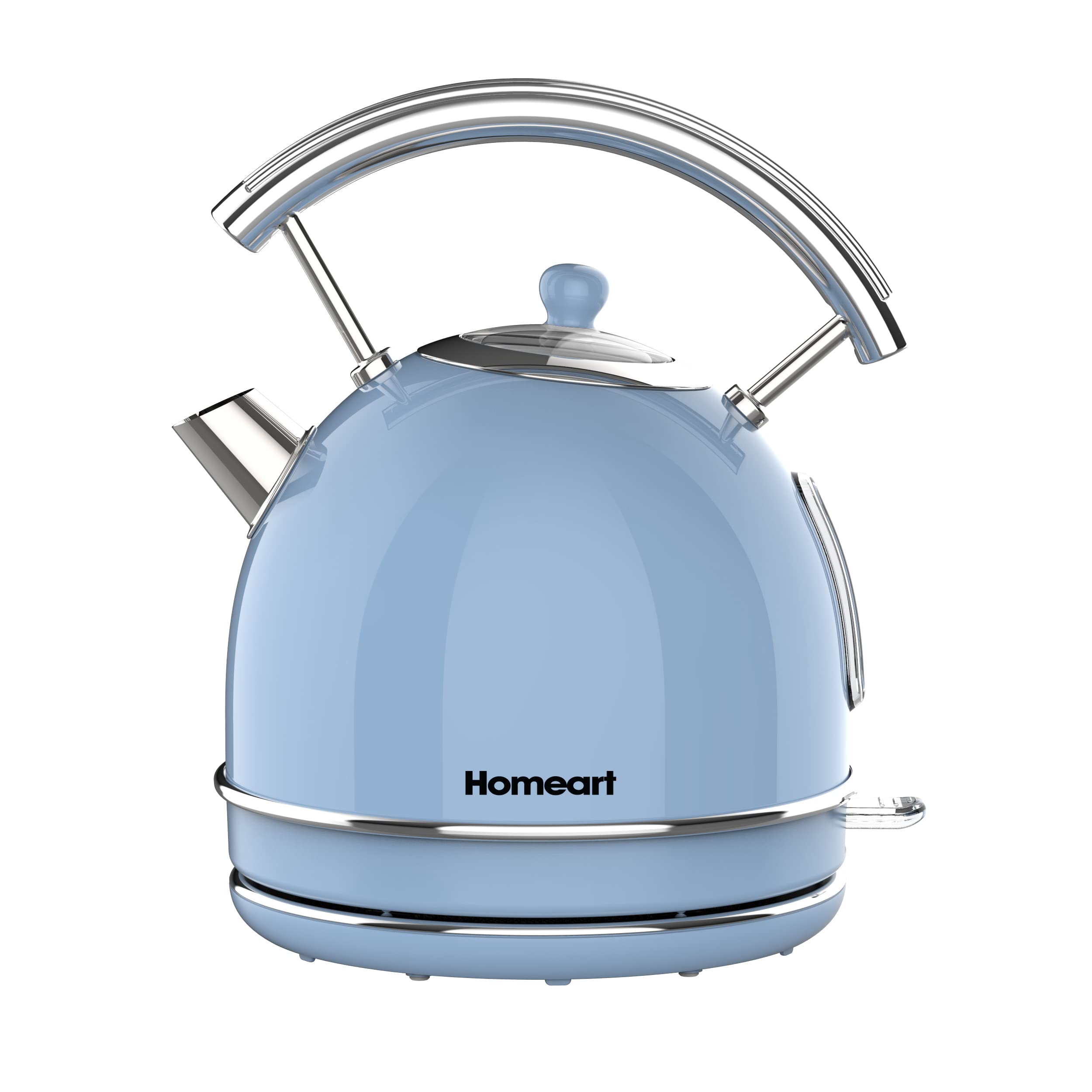 Homeart Chelsea Retro Cordless Kettle With Temperature Gauge - Stainless  Steel With Removable Filter, Fast Boiling and Auto Shut-off - 1.7L  Capacity