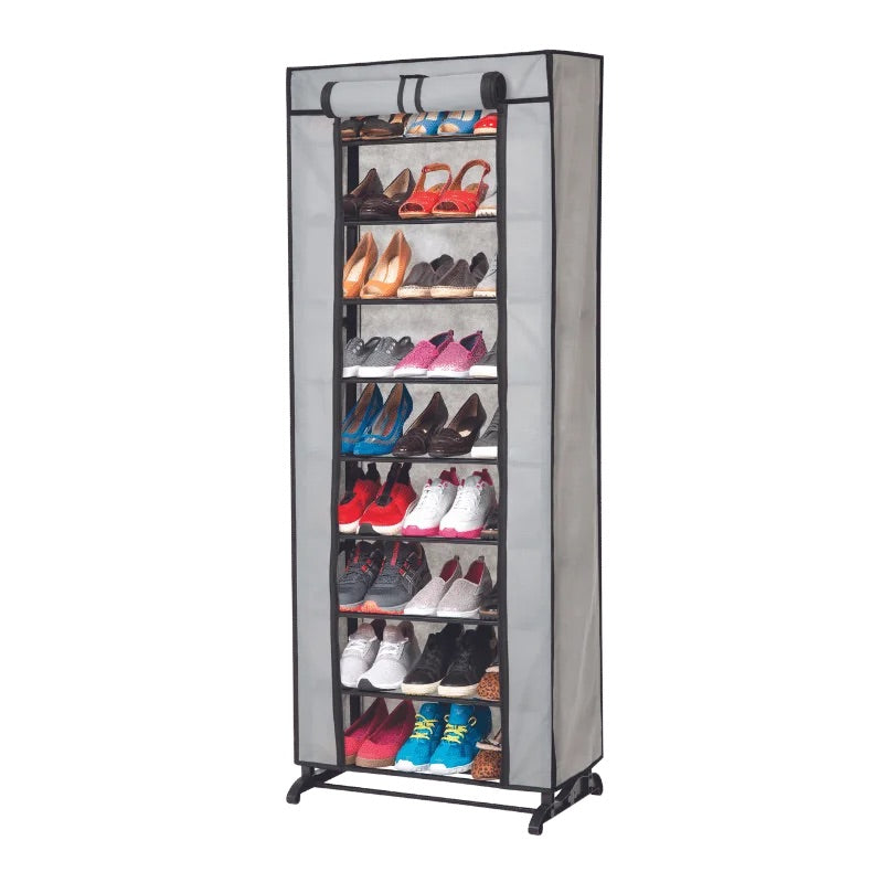 Etna Deluxe Shoe Rack Ladder Holds 30 Pairs of Shoes