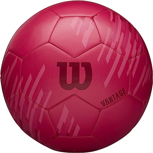 WILSON NCAA Vantage Soccer Ball, Size 4, Pink