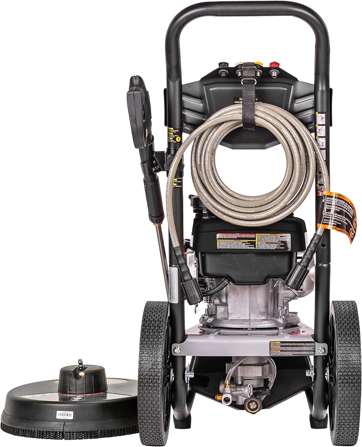 Simpson Cleaning MS60805(-S) MegaShot 3000 PSI Gas Pressure Washer, 2.4 GPM, Honda GCV170 Engine, Includes 15" Surface Cleaner, Spray Gun, Extension Wand, On-board Soap Tank, 4 QC Nozzles, 25-ft. Hose Pressure Washer 3000 PSI Honda GCV170 (Refurbished)