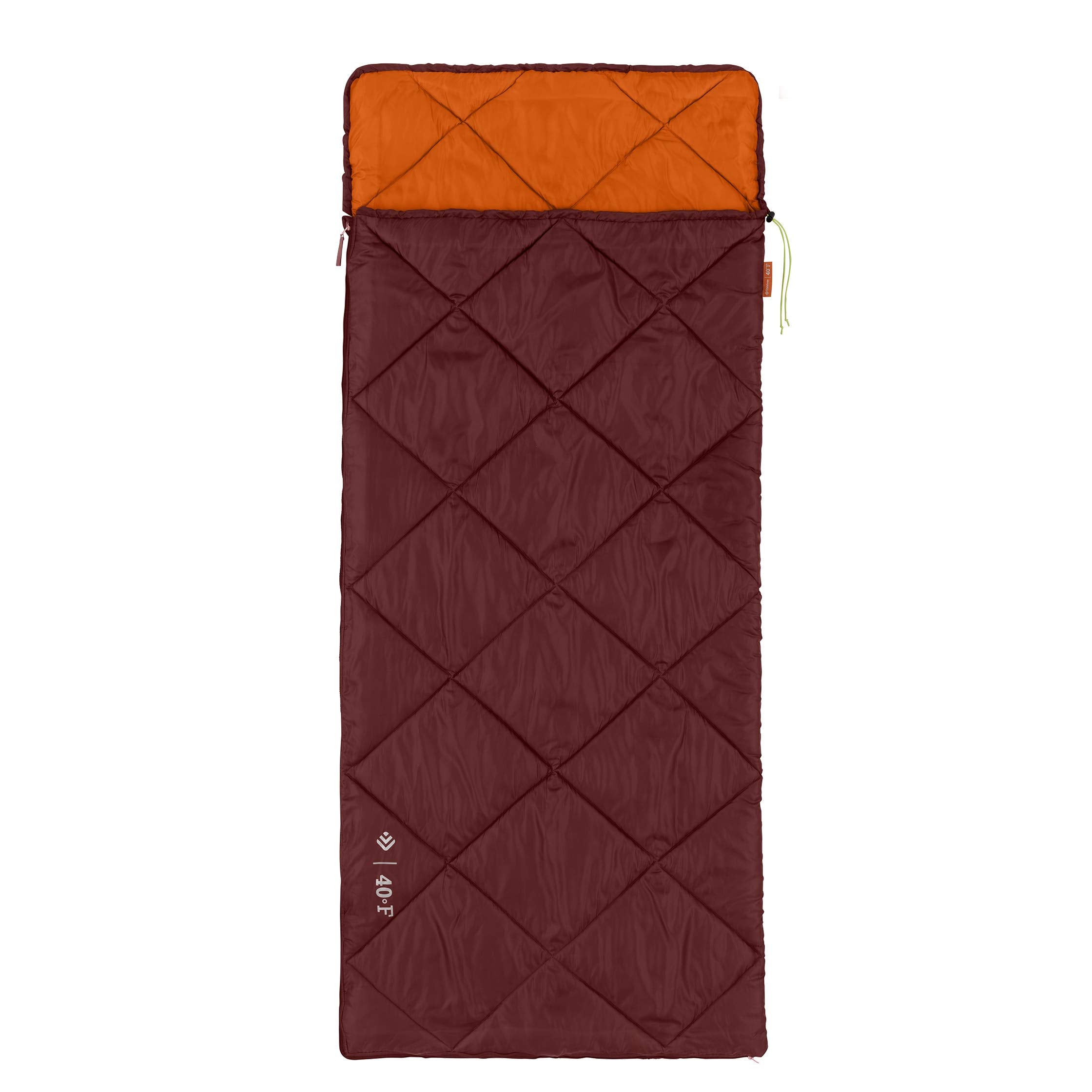 Outdoor Products 40F Sleeping Bag with Pillow Regular Length