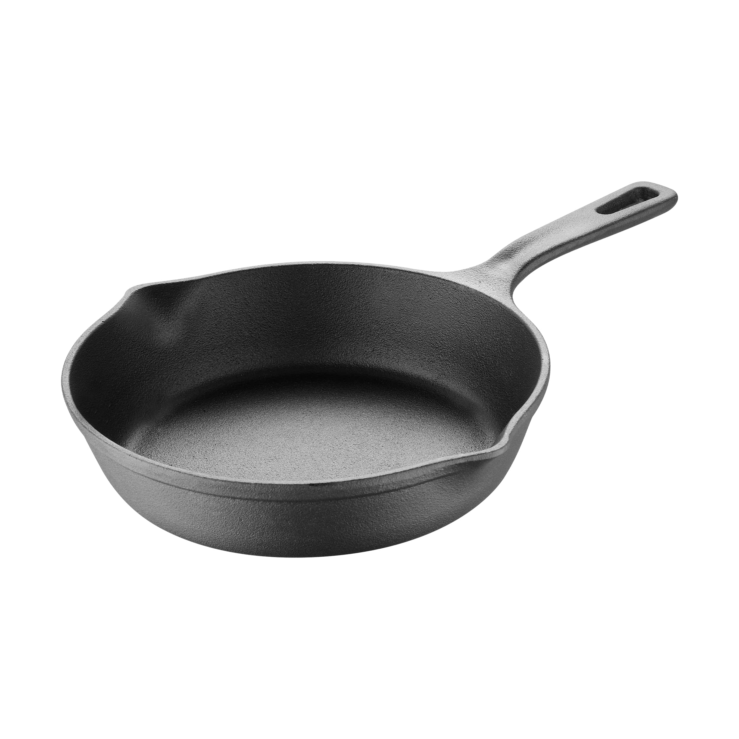 BBQ by MasterPRO - Pre Seasoned Cast Iron Fry Pan, 8 Inch