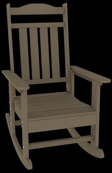 Trapper's Peak All-Weather Outdoor Rocking Chair