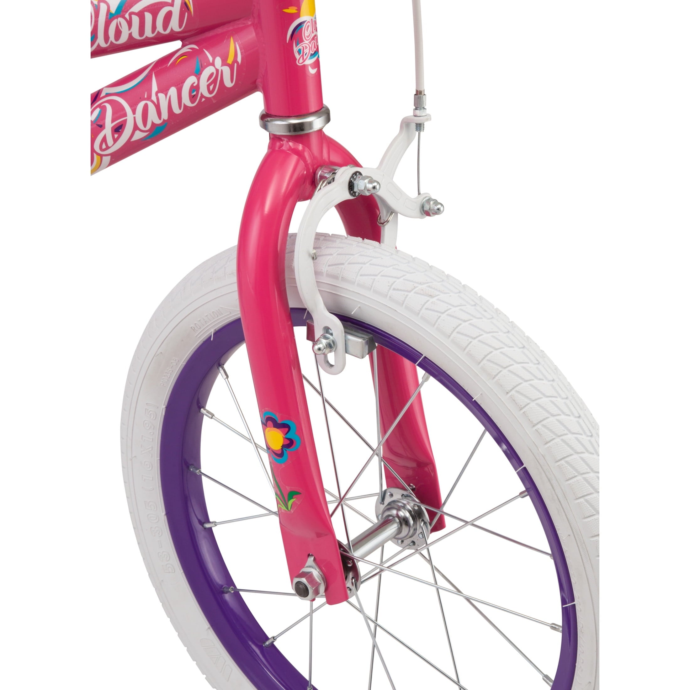 Pacific Cycle Cloud Dancer Kids'' Girls'' 16-in. Bike, Pink