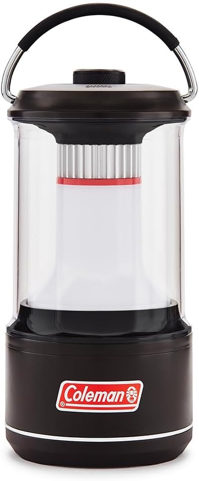 Coleman 600 Lumens LED Lantern with BatteryGuard (Black)