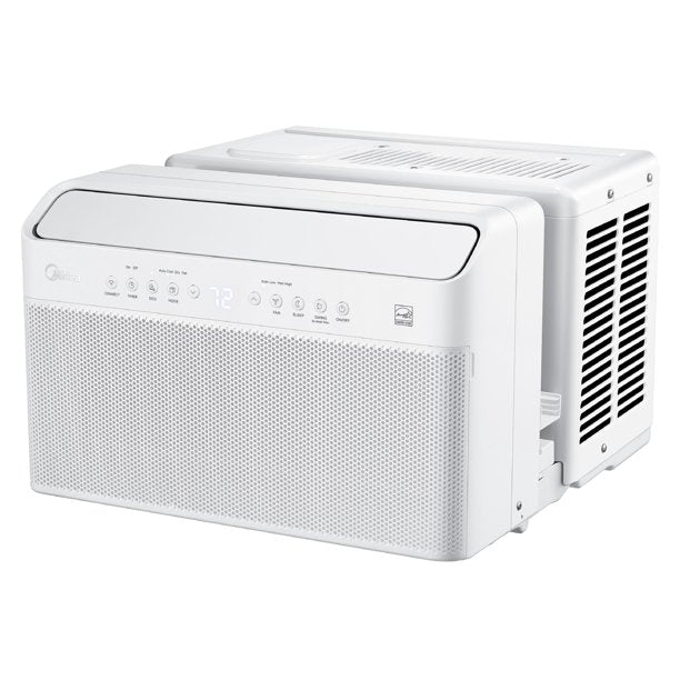 Midea 10,000 BTU Smart Inverter U-Shaped Window Air Conditioner MAW10V1QWT Restored