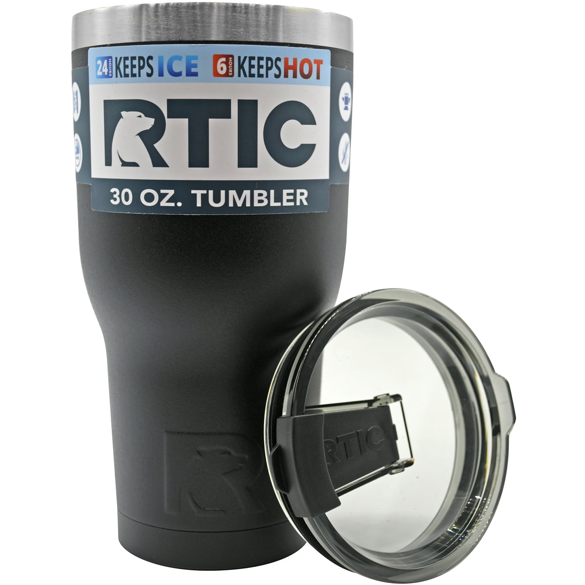 RTIC 30 oz. Vacuum Insulated Stainless Steel Tumbler - Matte Charcoal