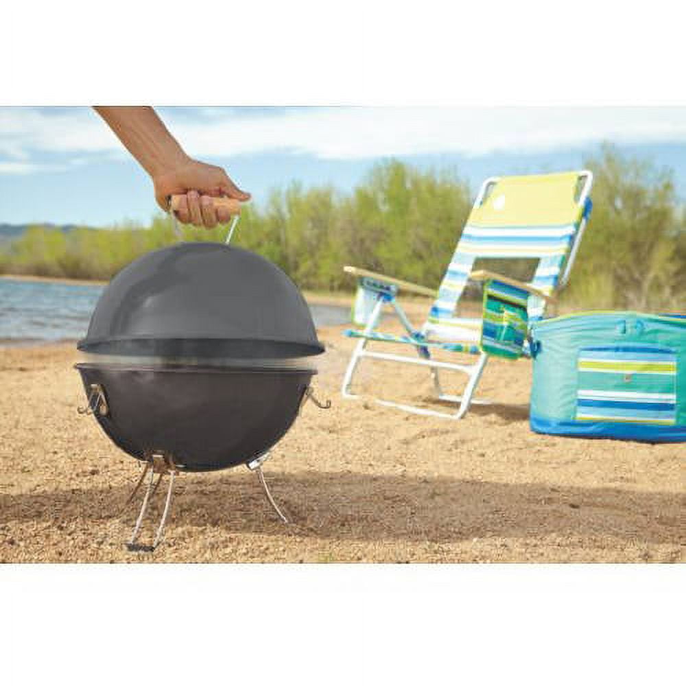 Coleman Party Ball Charcoal Grill , Black and Gray