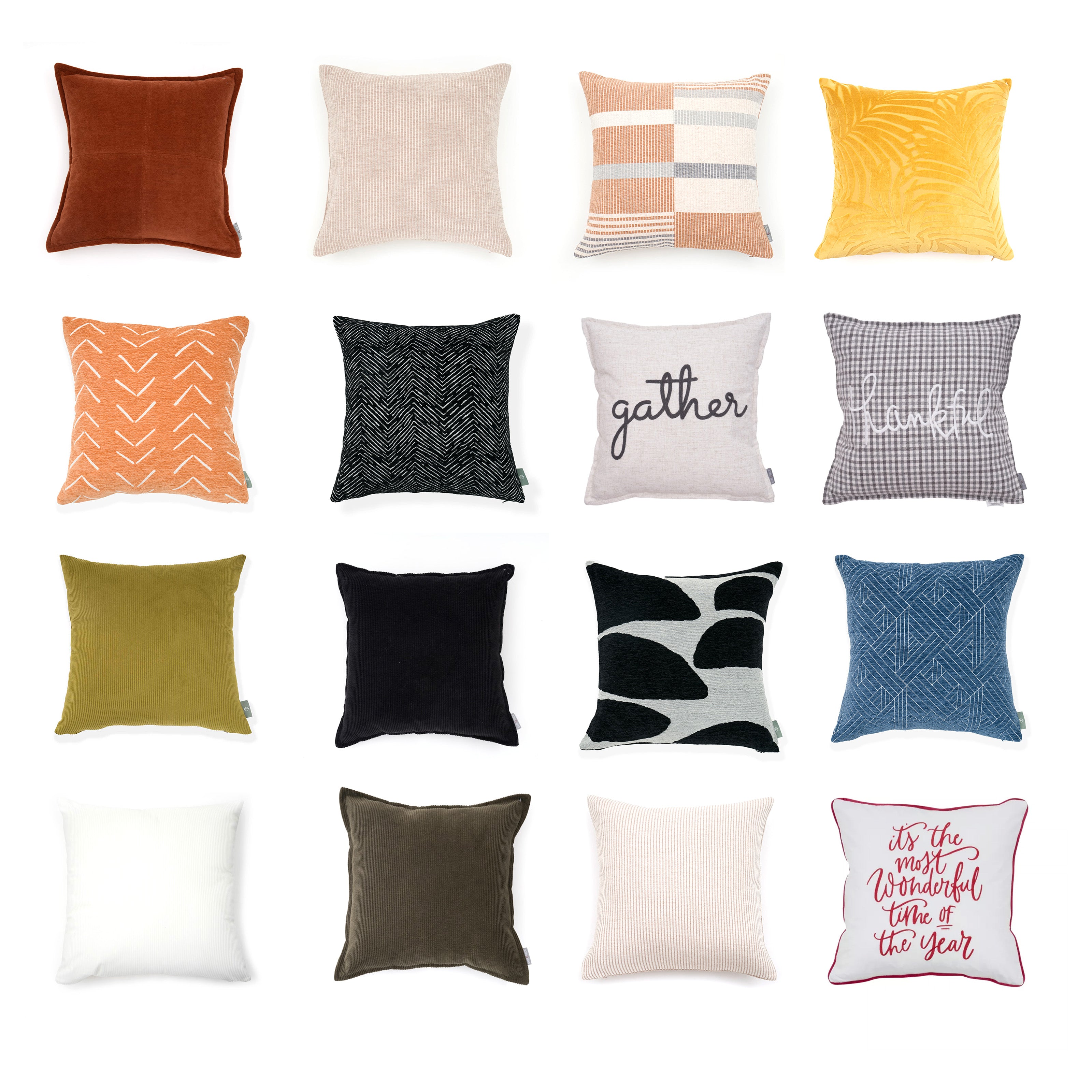 Evergrace Home Accent Pillows 18"x18"