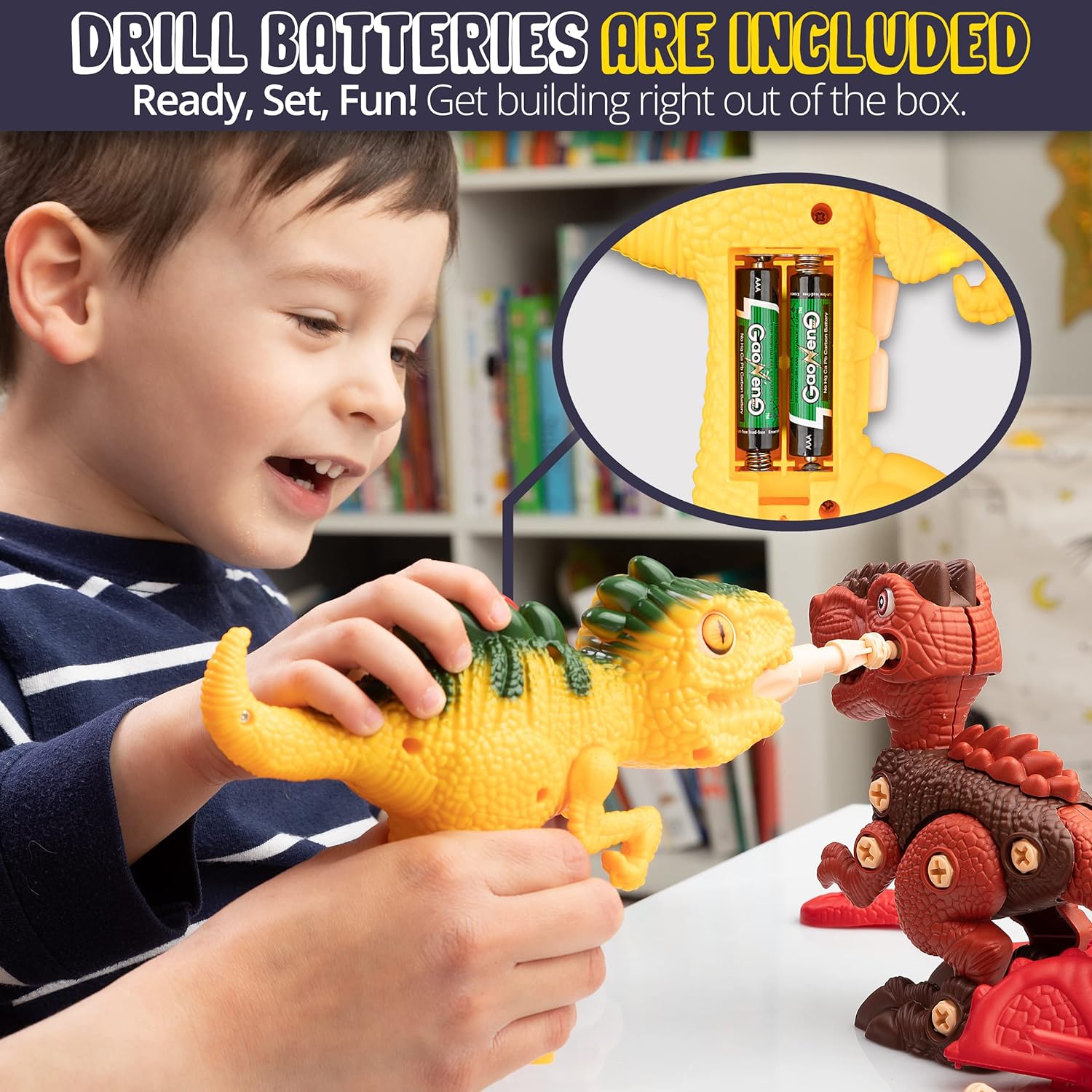 Lessex Toys Take Apart Dinosaur Set