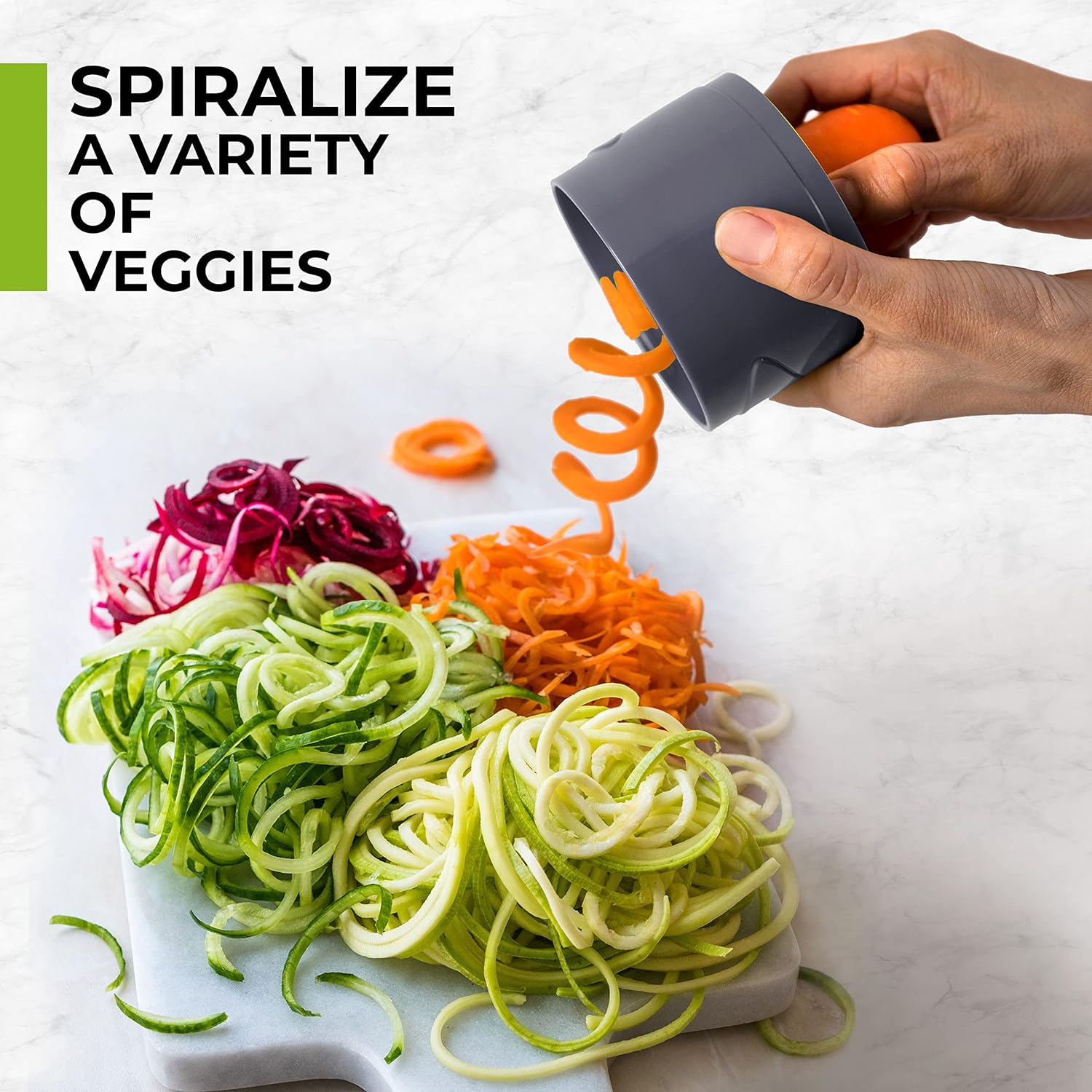 Mueller Spiralizer for Veggies, 2 Pack