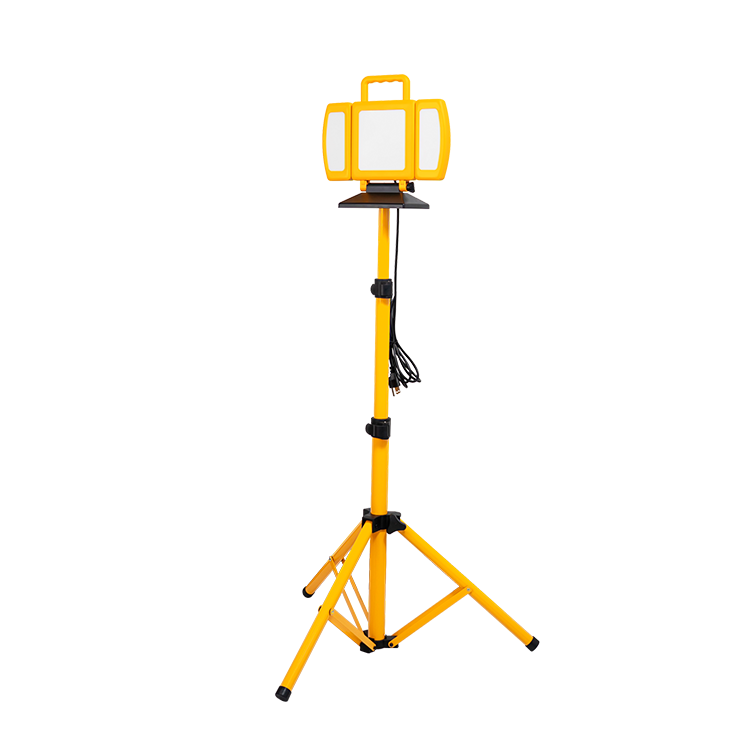 BrightLiving 2-in-1 Foldable LED Work Light with Tripod, 7500 Lumens