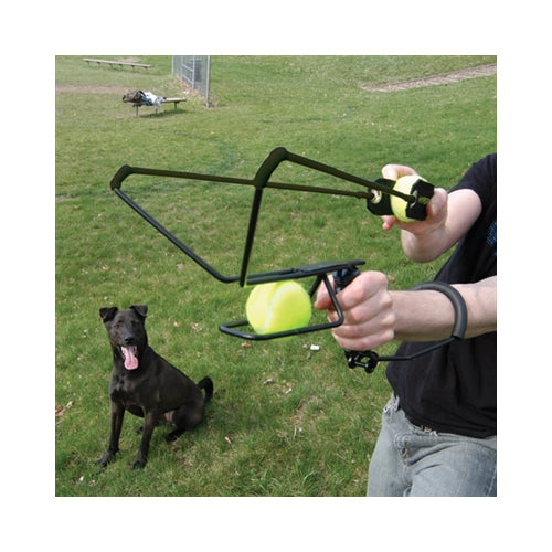 Hyper Pet Hands Free Pick Up Dog Ball Launcher, Black