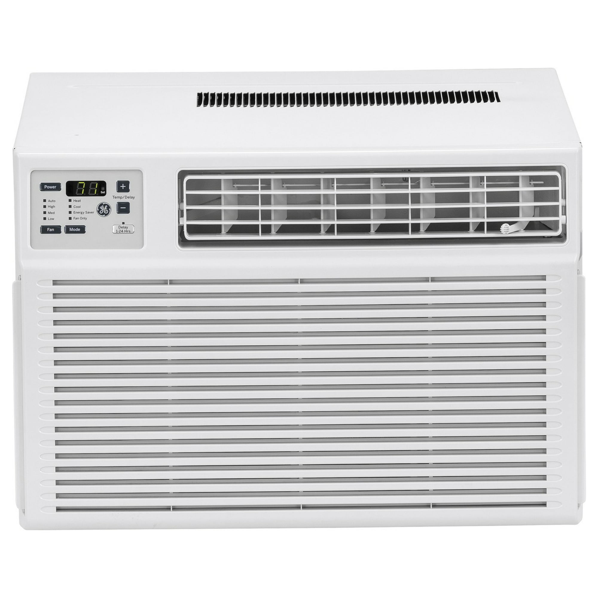 General Electric Restored GE 11,800 BTU 230V Window Air Conditioner with Heat & Remote, White (Refurbished)