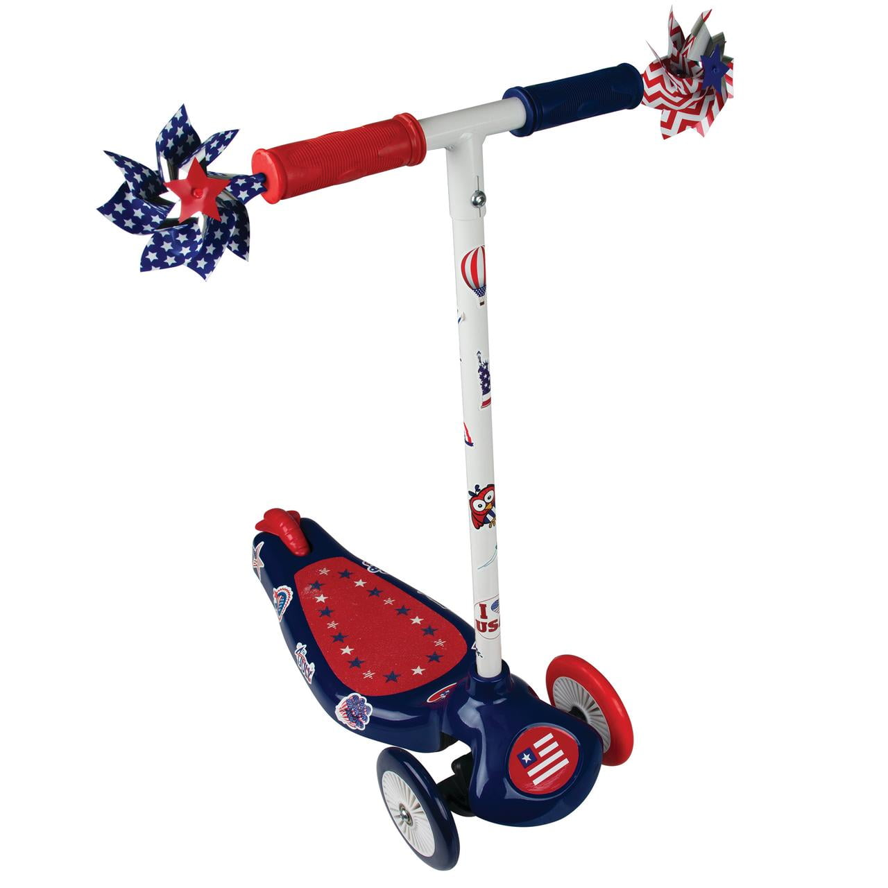 Pulse Performance Products Patriotic "Decorate Your Own" Kick Scooter