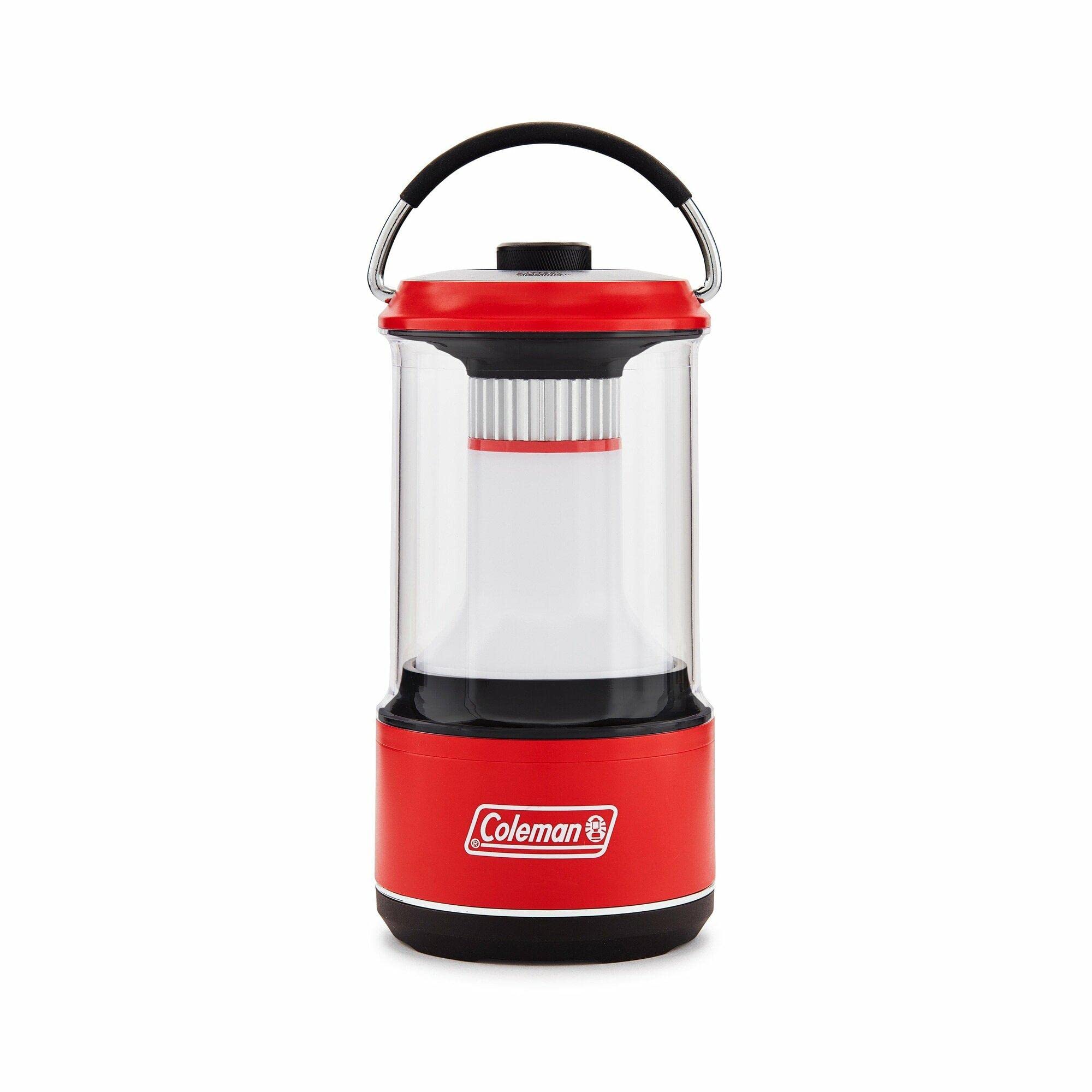 Coleman 600 Lumens LED Lantern with BatteryGuard (Red)