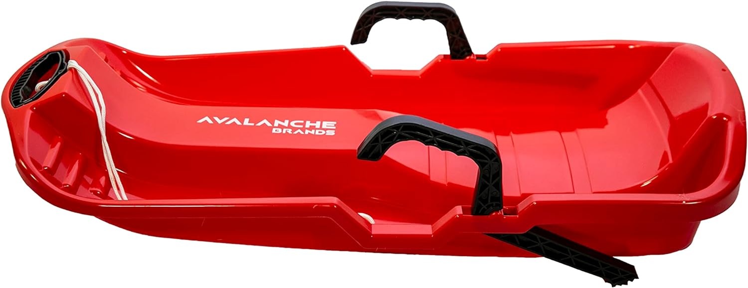 Avalanche Brands Downhill Kids Snow Sled with Brake