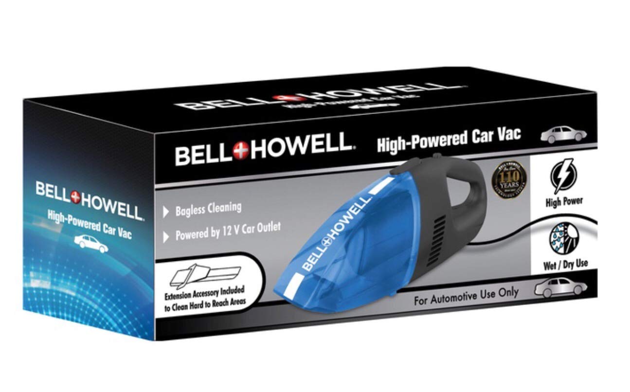 Bell + Howell Car Vacuum Cleaner