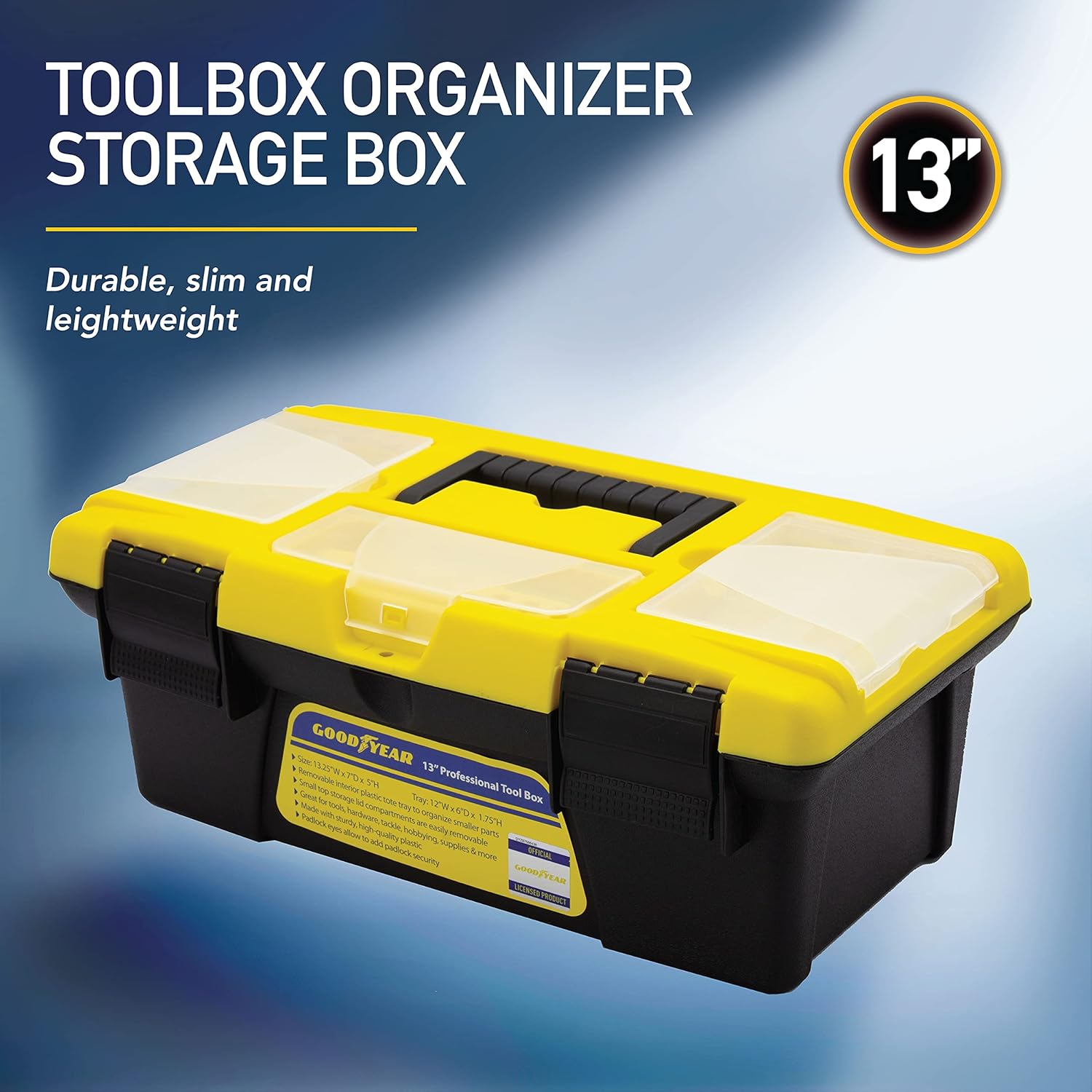 Goodyear, 13 Inch Small Tool Box