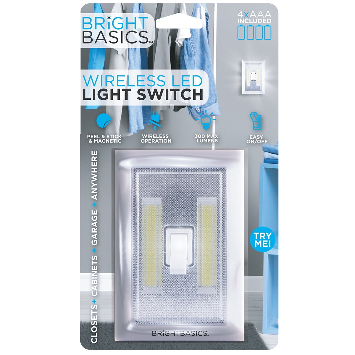 Bright Basics Wireless LED Light Switch