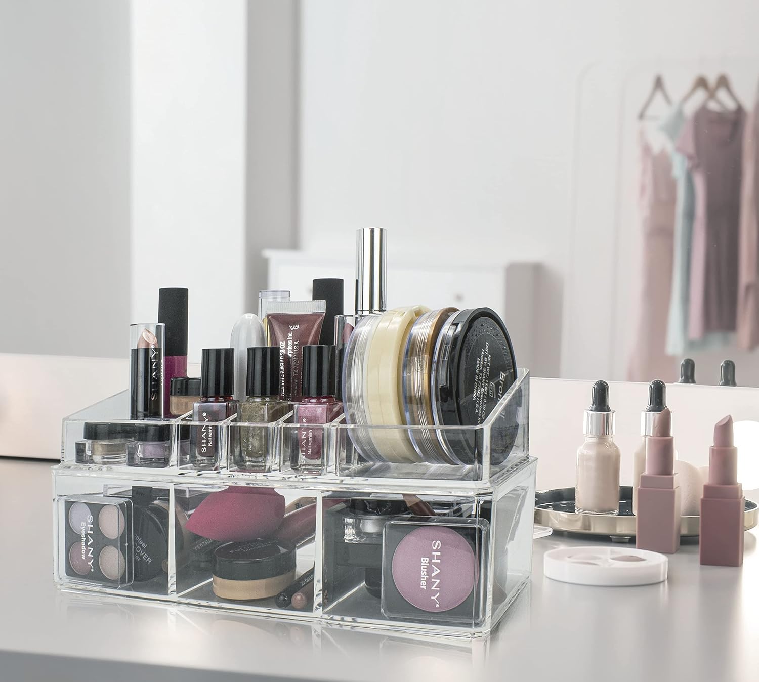 Brookstone Makeup Organizer & Cosmetic Display Case