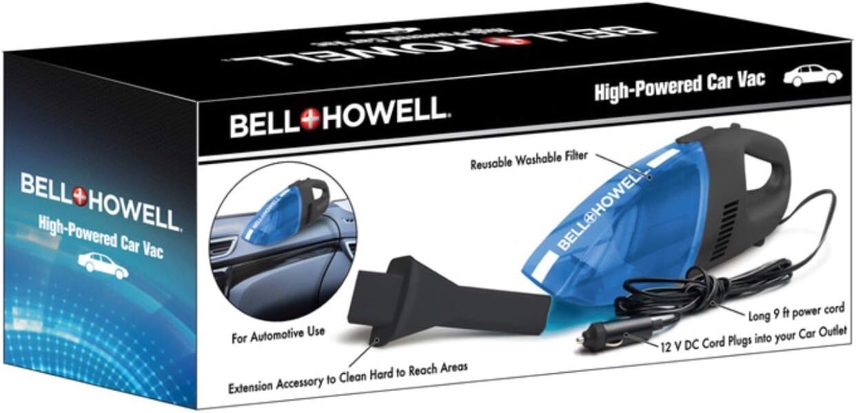 Bell + Howell Car Vacuum Cleaner