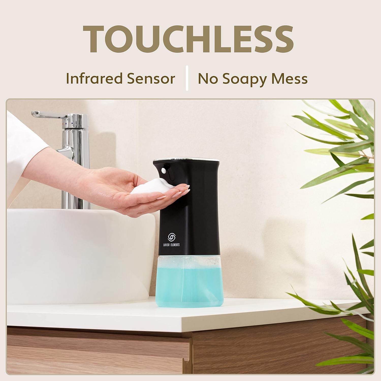 Leebeez Touchless Rechargeable Automatic Soap Dispenser