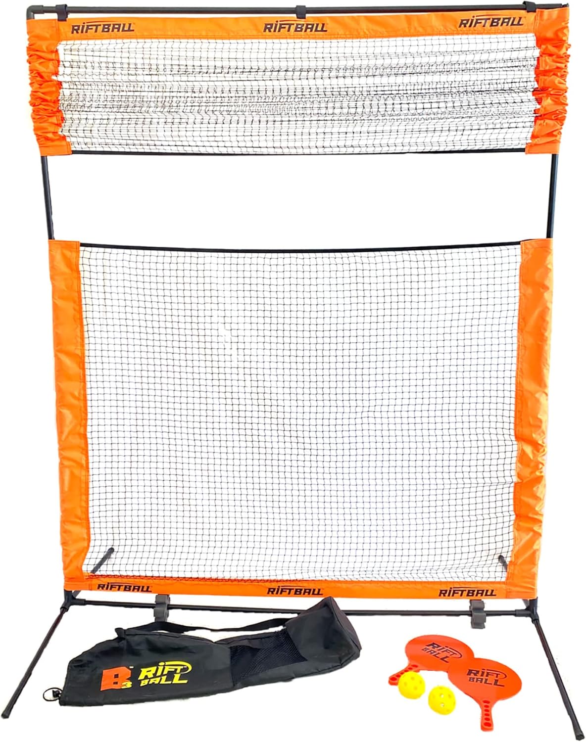 B3 Riftball Paddle Ball Game System - 2 Nets for Twice The Fun! For Adults, kids and family: Beach, Yard, Tailgating, Camping