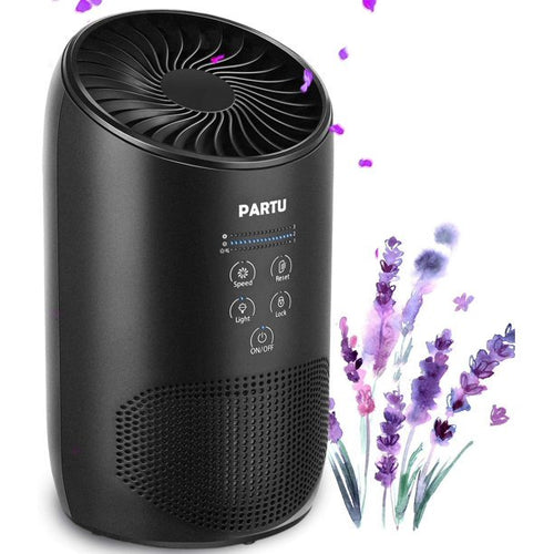 PARTU Air Purifier for Dust, Smoke, Pets Dander, Pollen, Odors