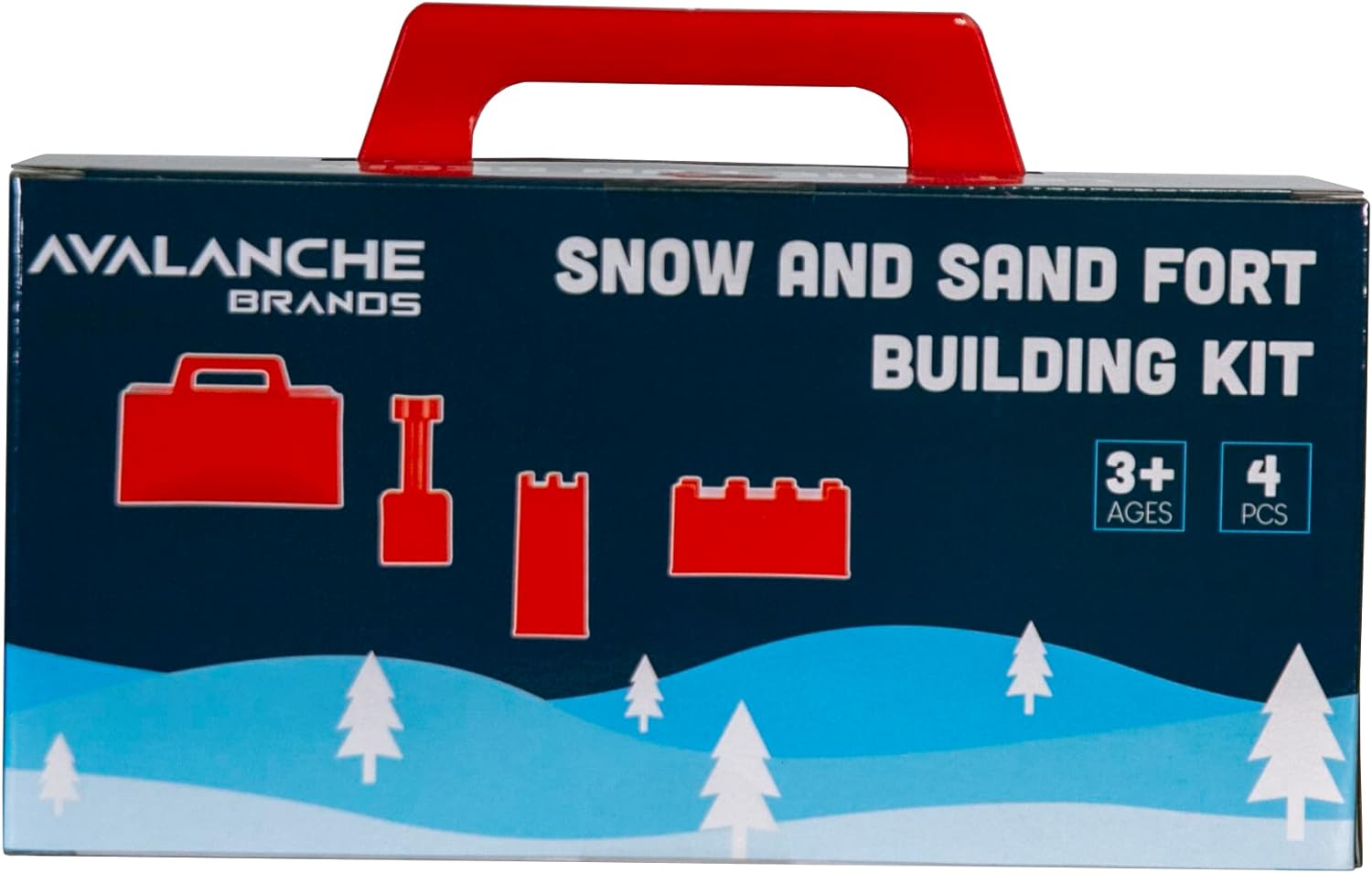 Avalanche Brands Sand Fort Building Kit, 4-Piece Set