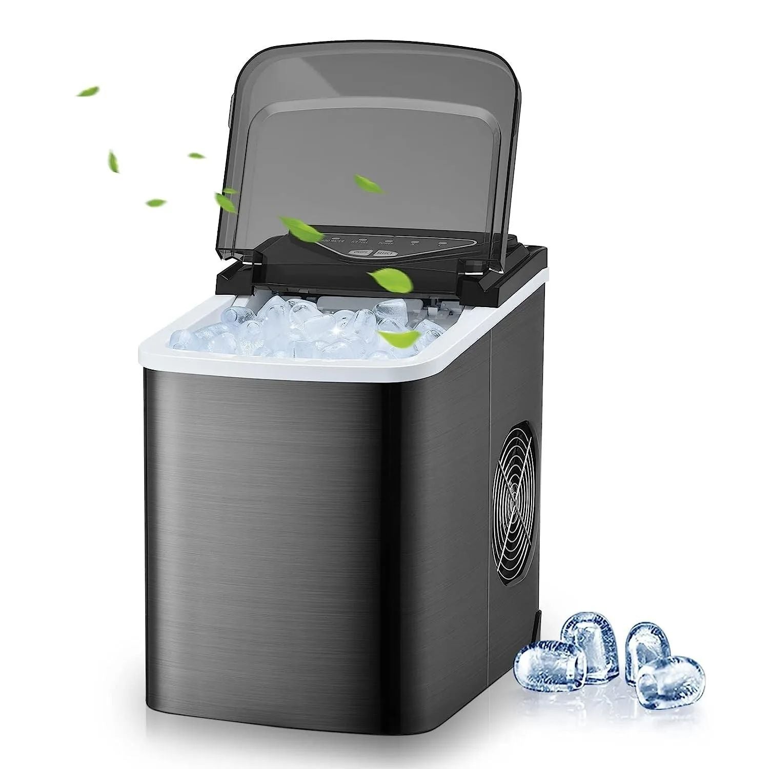 Trustech 26LB Self-Cleaning Quiet Compact Portable Ice Maker Machine