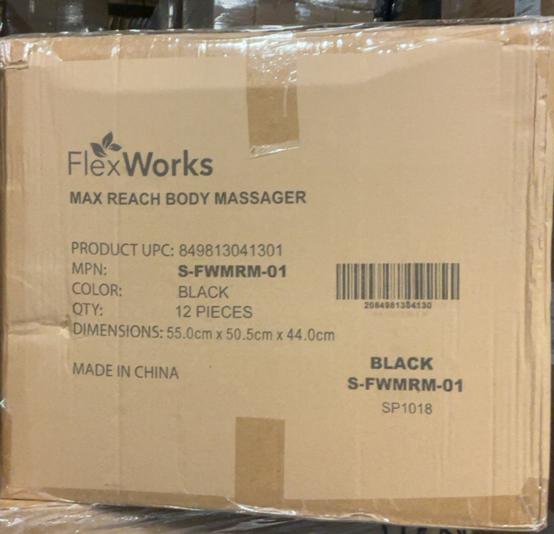 FlexWorks Handheld Percussion Massager, 12 Pack