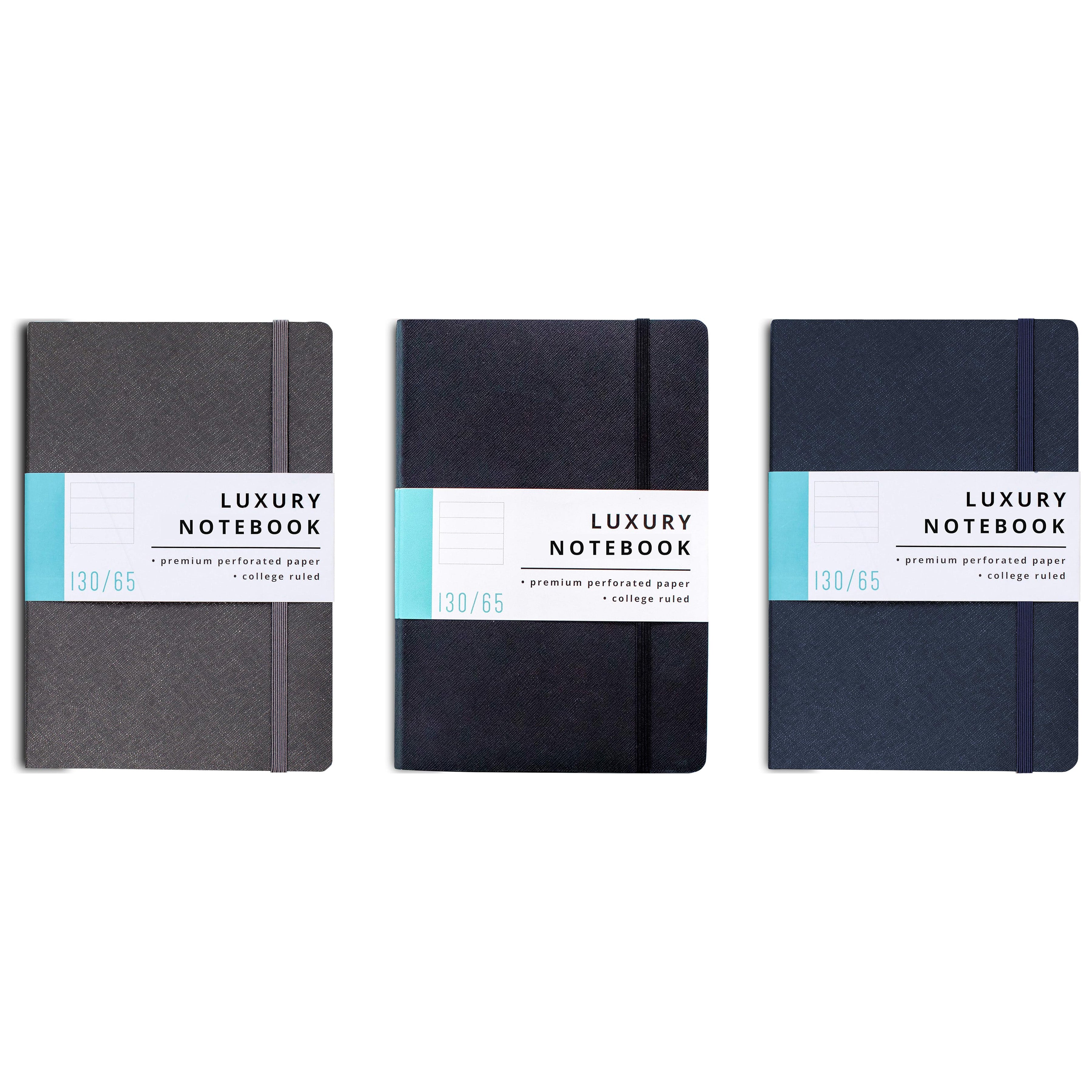 Papercode Luxury Lined Soft Cover Journal Notebooks with 130 Perforated Pages