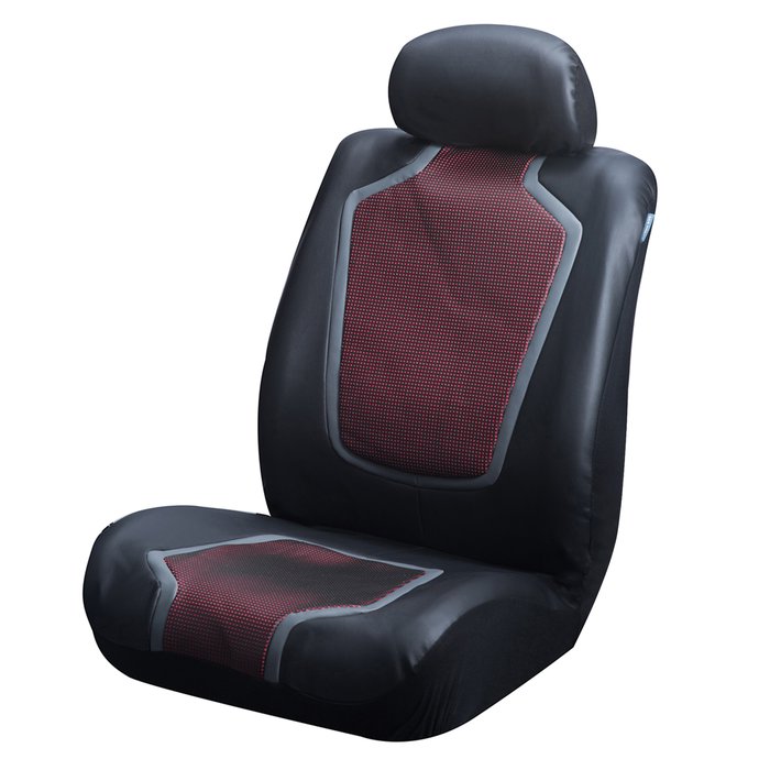 Winplus Type S Sporttex Perforated Red Seat Cover