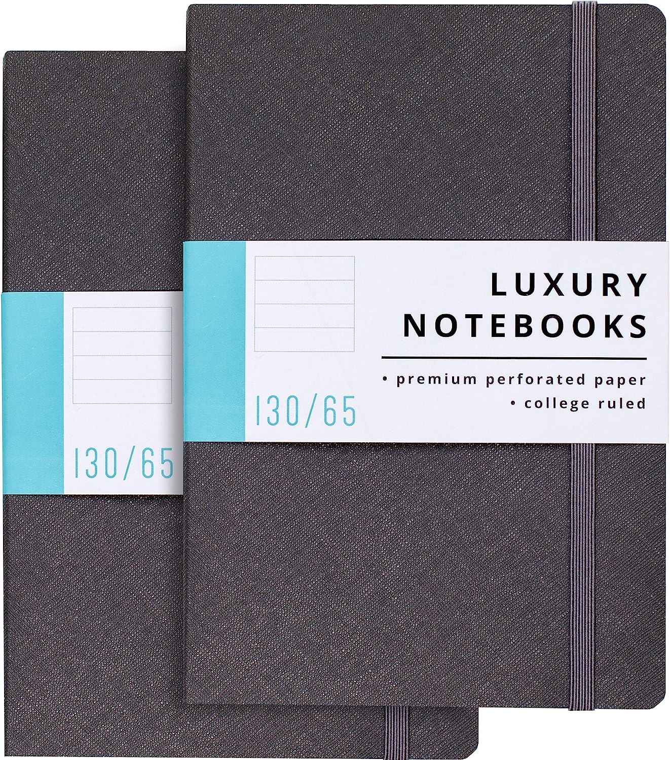 Papercode Lined Journal Notebooks with 130 Pages (2 Pack)