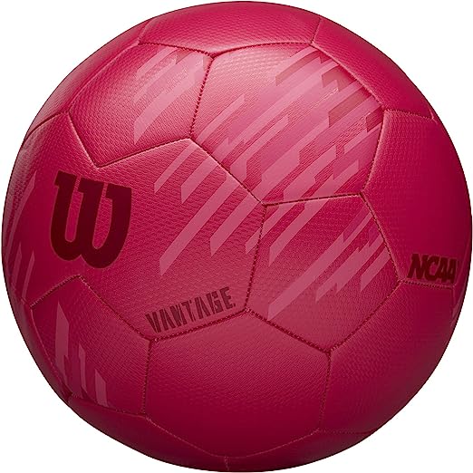 WILSON NCAA Vantage Soccer Ball, Size 4, Pink