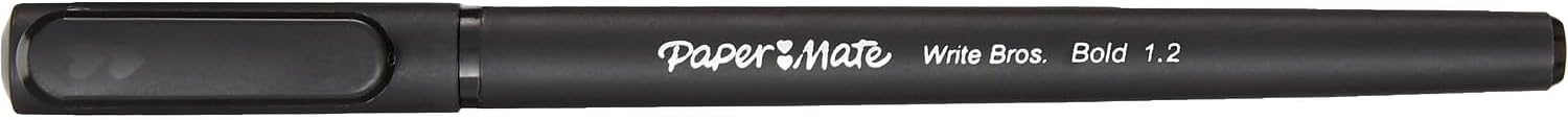 Paper Mate 1.2mm Ballpoint Pen with Black Ink, 12 Pack