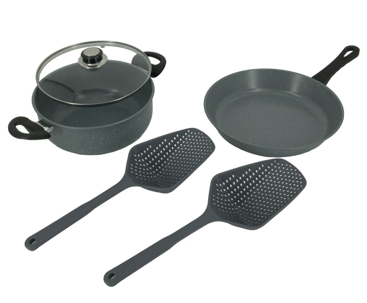 Smart Home 3 PC Cookware Set with Strainers