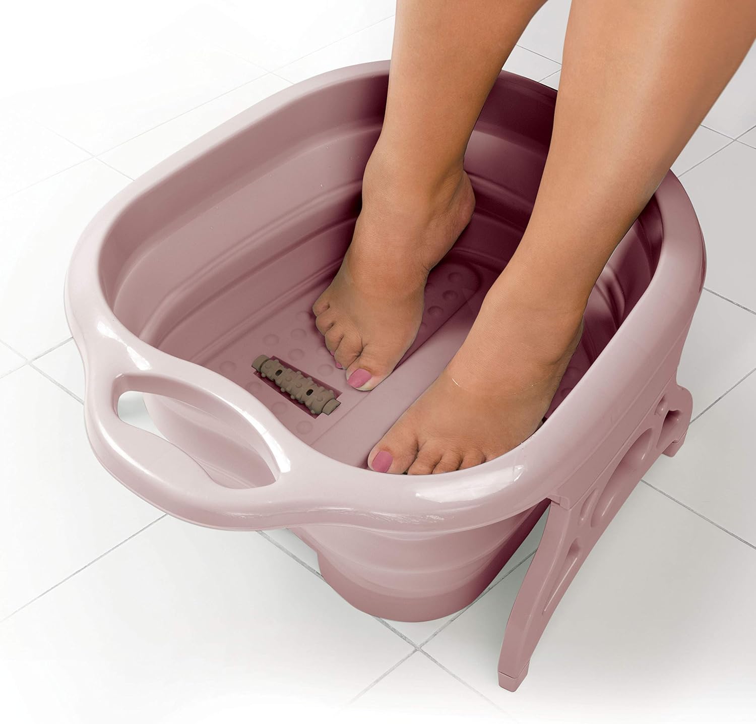 Estelle Beauty Collapsible Foot Bath Massager - Non-Slip 3 Gal. Capacity