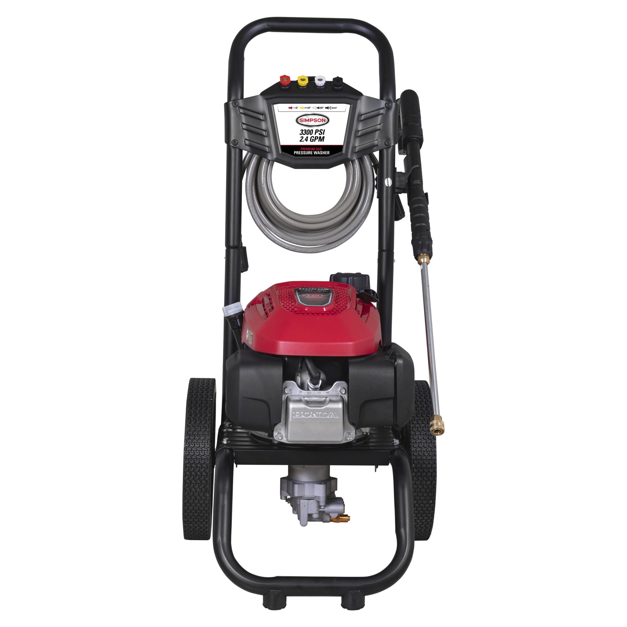 Simpson 3300 PSI at 2.4 GPM HONDA GCV200 with OEM Technologies Axial Cam Pump Cold Water Premium Residential Gas Pressure Washer (Refurbished)