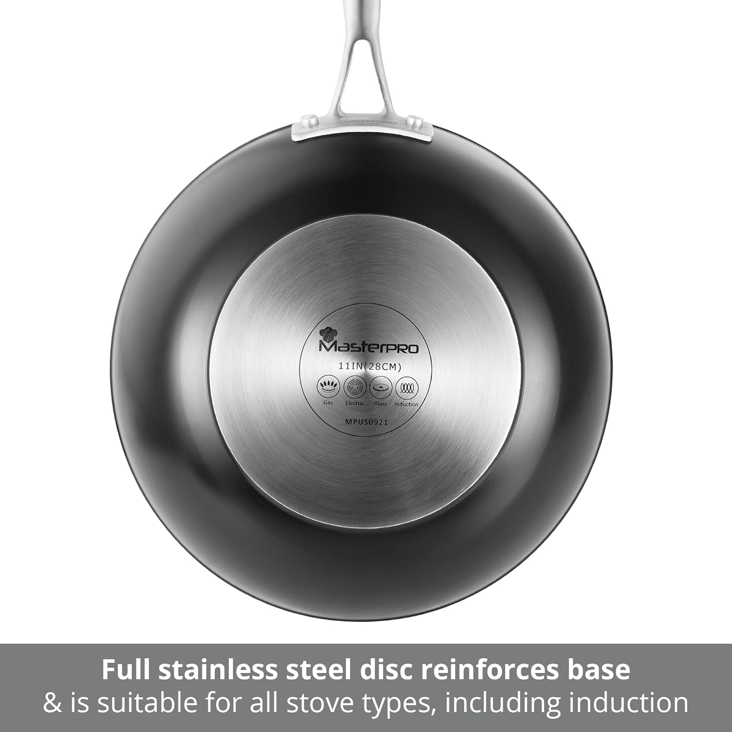 Vital by MasterPRO - 11" Forged Aluminum Titanium-Reinforced Non Stick Wok