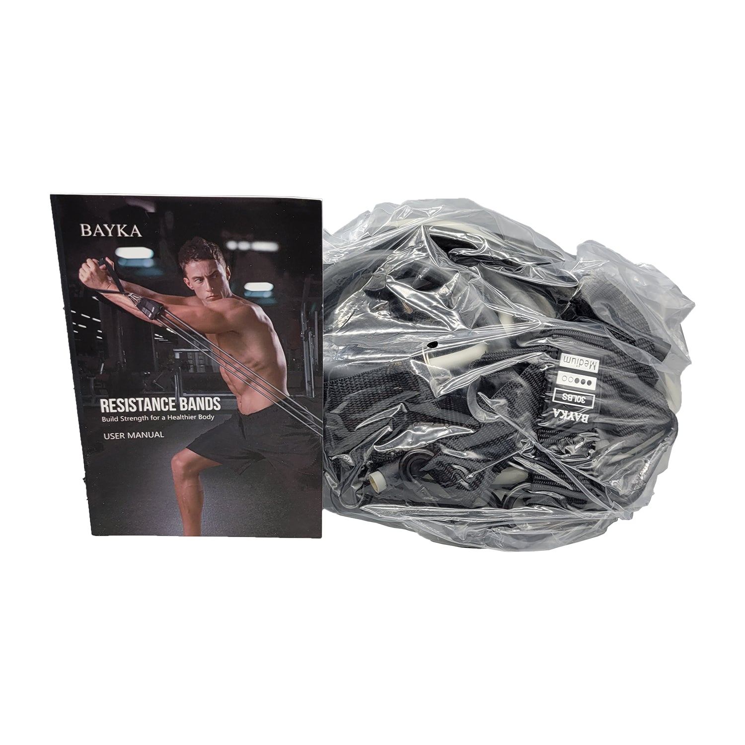 Bayka Resistance Bands Grey 5-Pack