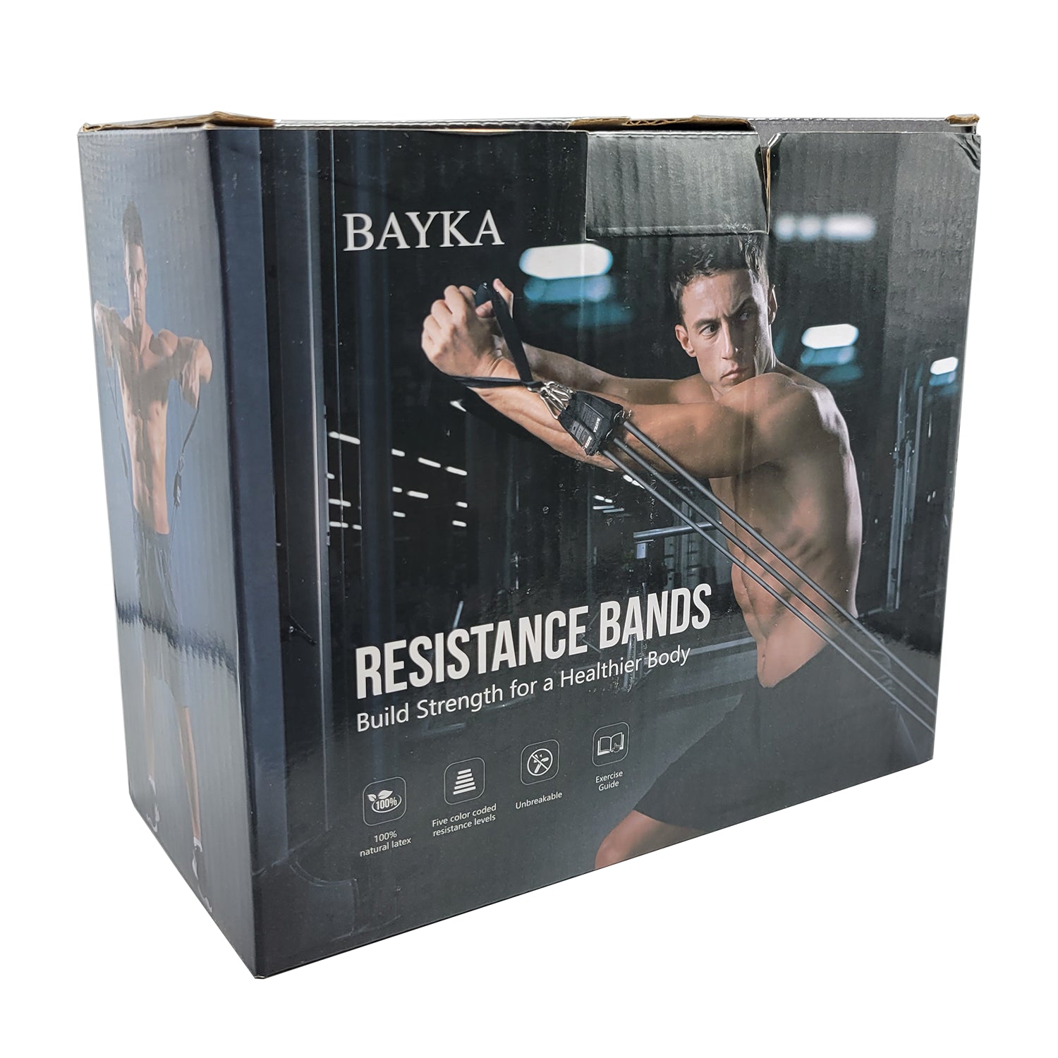 Bayka Resistance Bands Grey 5-Pack