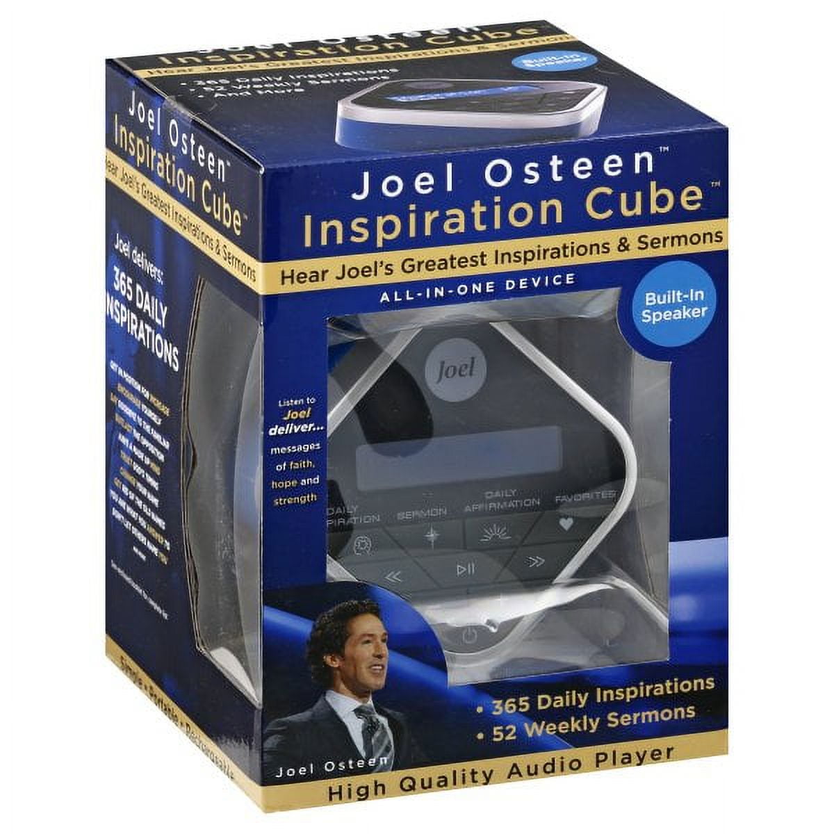 Joel Osteen Inspiration Audio Cube With 52 Sermons 365 Inspirations