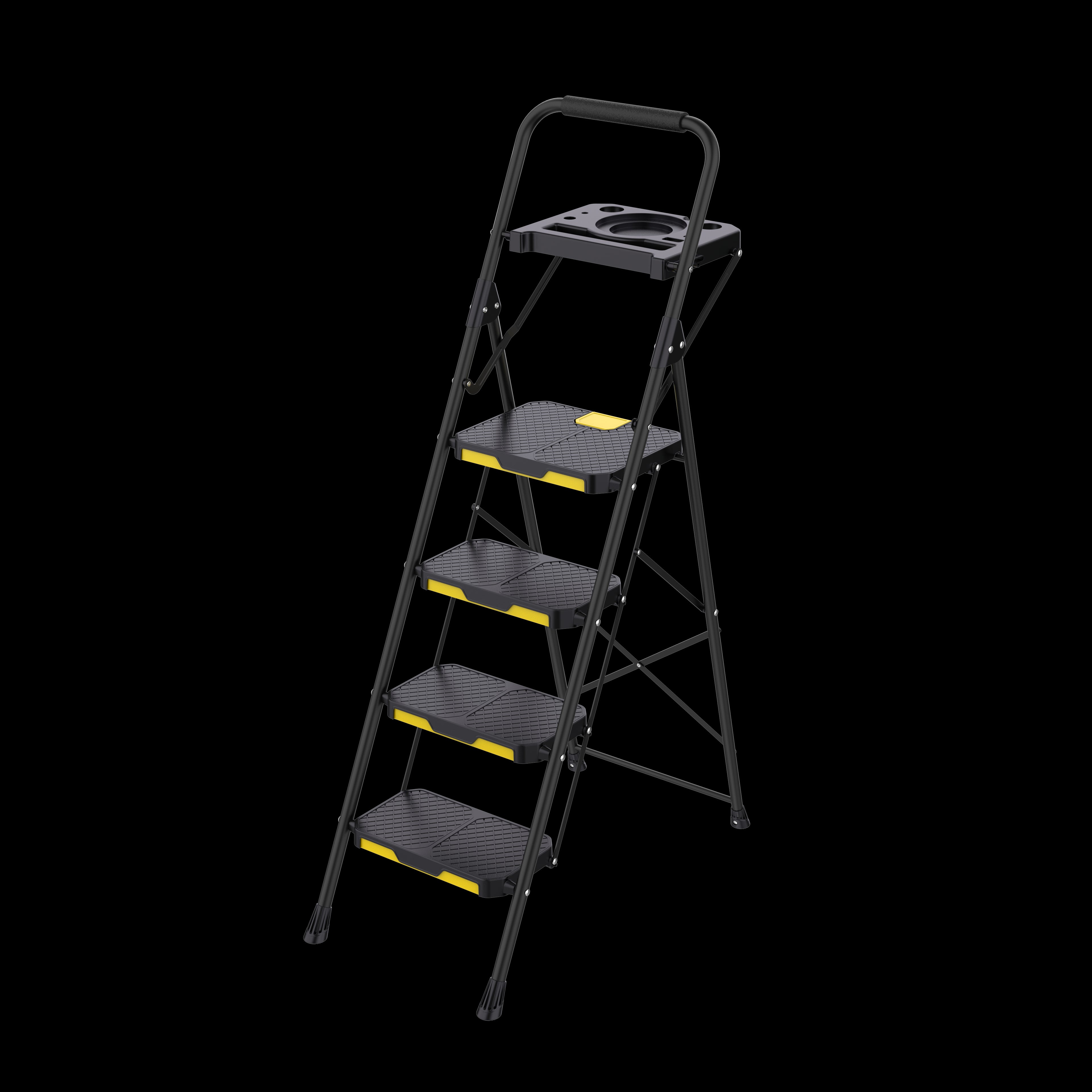 Neat Living 4-Step Ladder with Tool Platform