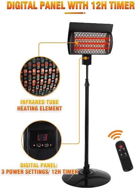 Warm-Living Outdoor Electric Patio Heater