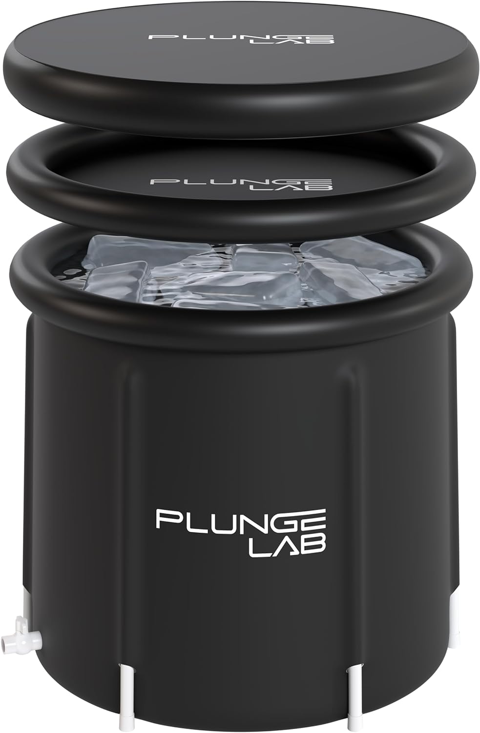 Plunge Lab Cold Plunge Tub XL, Portable Ice Bath Tub for Athletes, 90 Gallon Capacity, Cold Tub for Ice Baths at Home - USA Owned, Easy Install