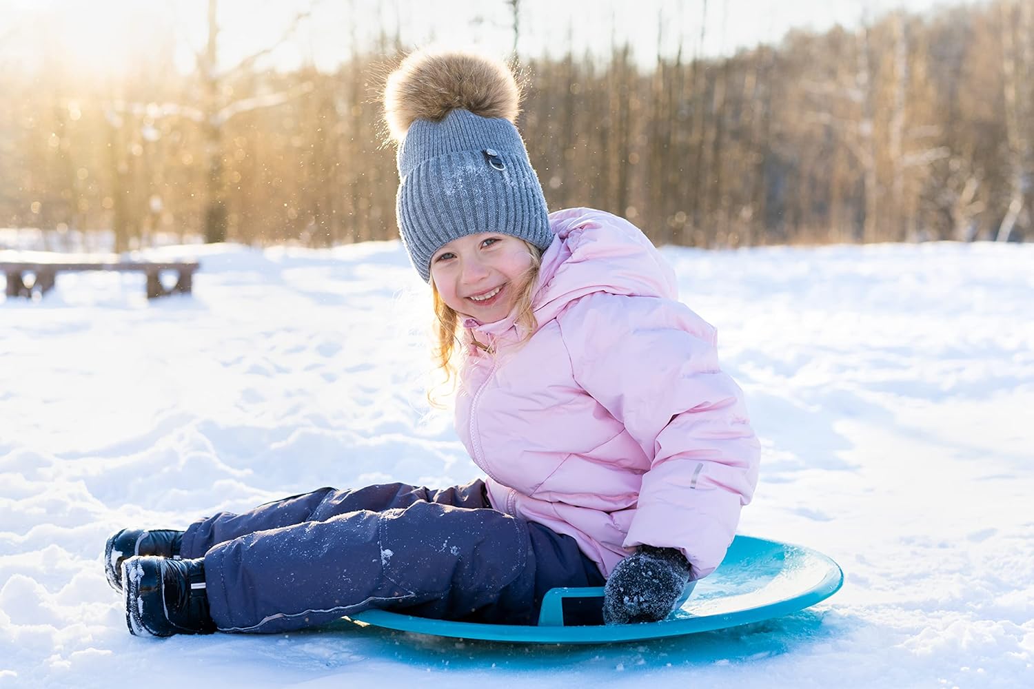 Avalanche Brands 25" Downhill Saucer Snow Sled, 30 Pack