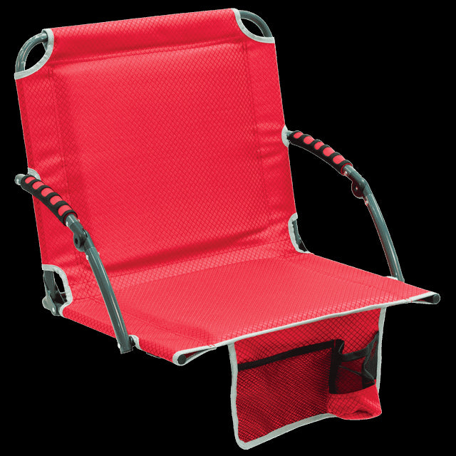 Bleacher Boss Folding Stadium Seat with Armrests & Cupholder