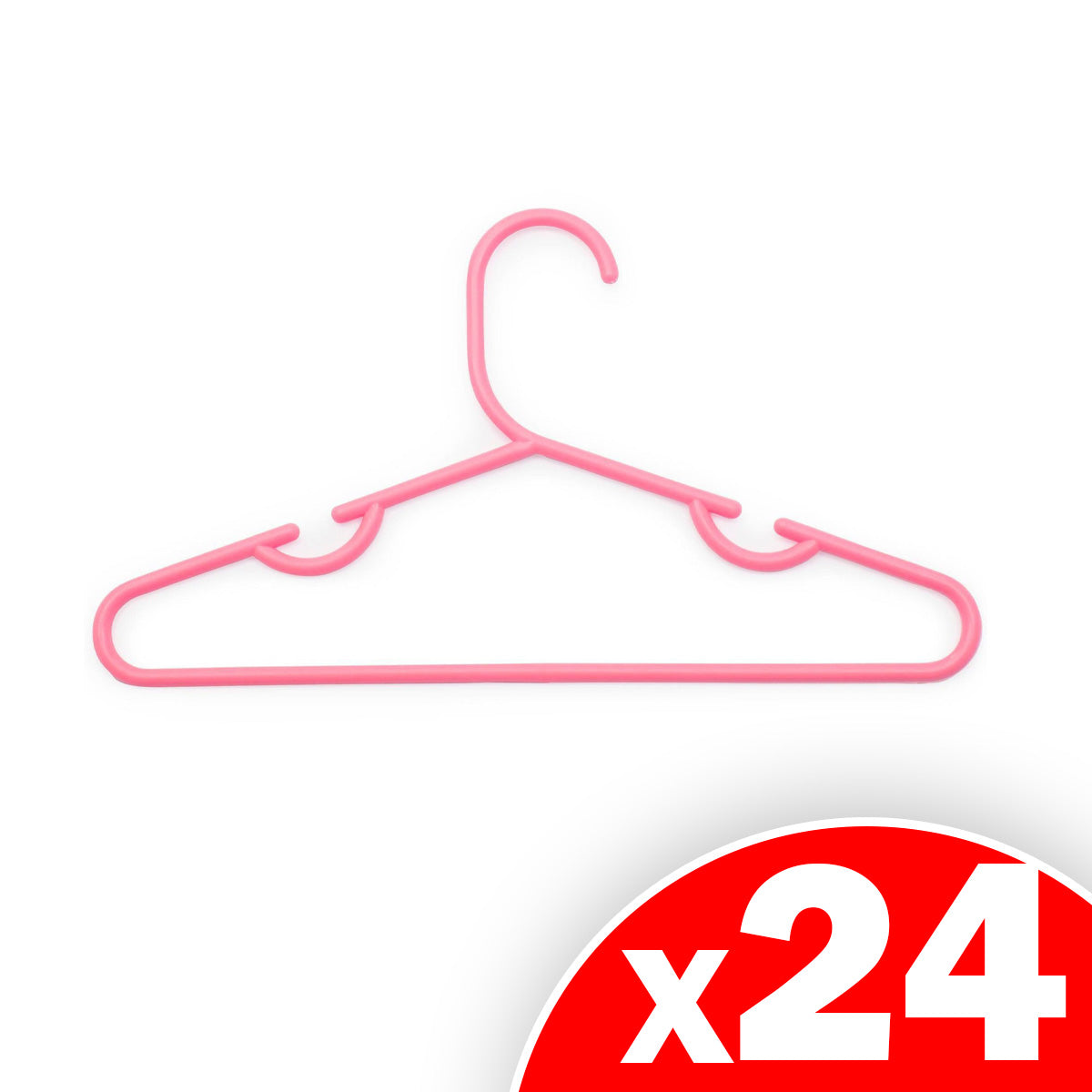 Delta Children Durable Infant & Toddler Hangers - Pink, 24 Packs of 18